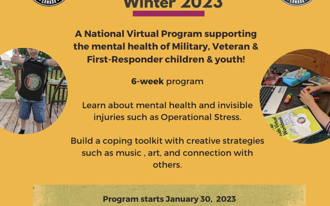 Wounded Warriors Canada Warrior Kids Virtual Program